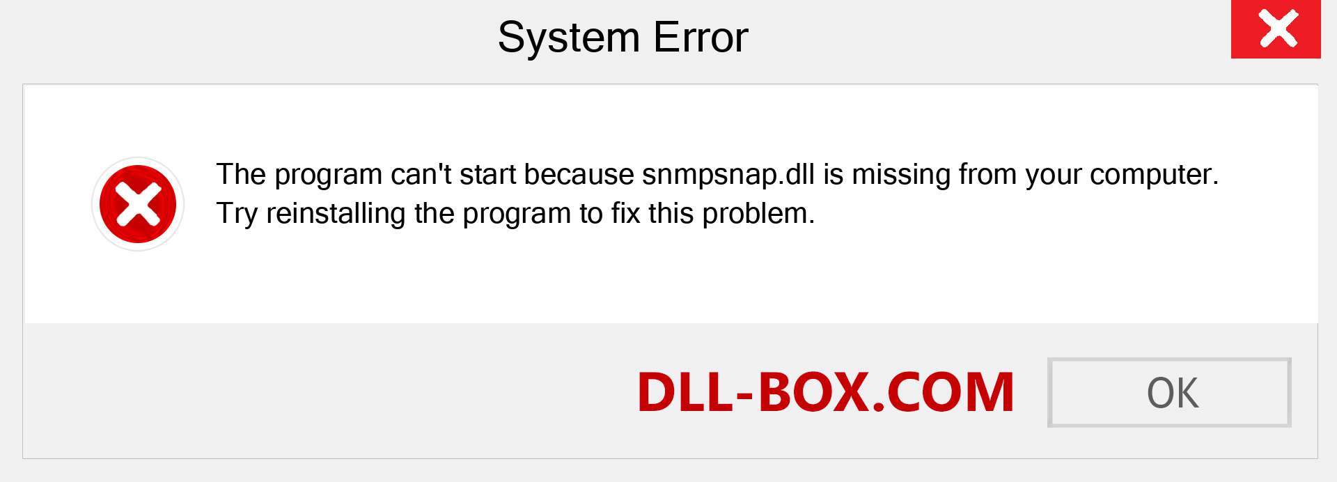  snmpsnap.dll file is missing?. Download for Windows 7, 8, 10 - Fix  snmpsnap dll Missing Error on Windows, photos, images